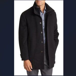 NORDSTROM JWN "HUDSON" WOOL CAR COAT